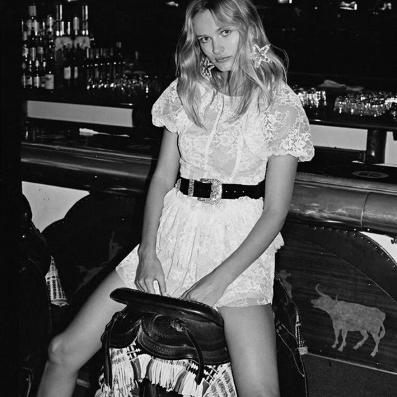 FOR LOVE AND LEMONS 🍋 VERBENA LACE TIERED DRESS - Picture 10 of 10